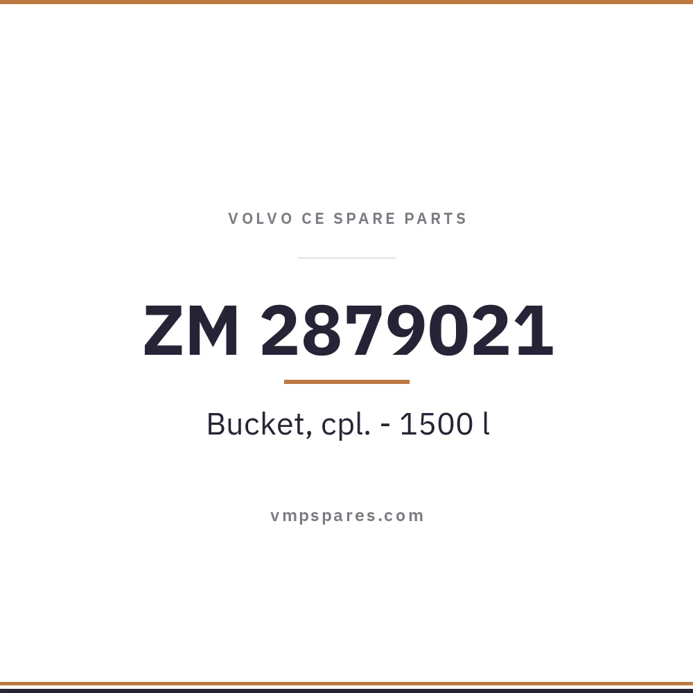 ZM 2879021 – Bucket, cpl. – 1500 l