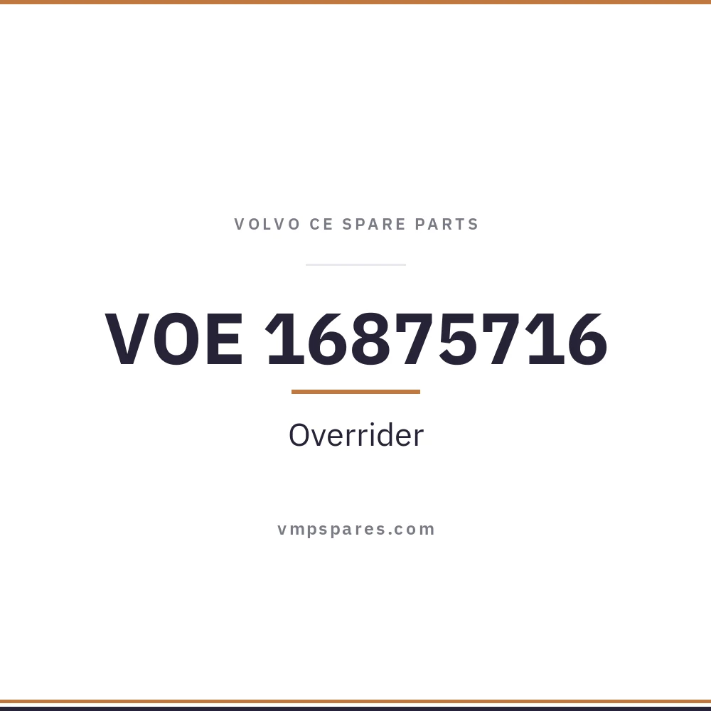 VOE 16875716 – Overrider