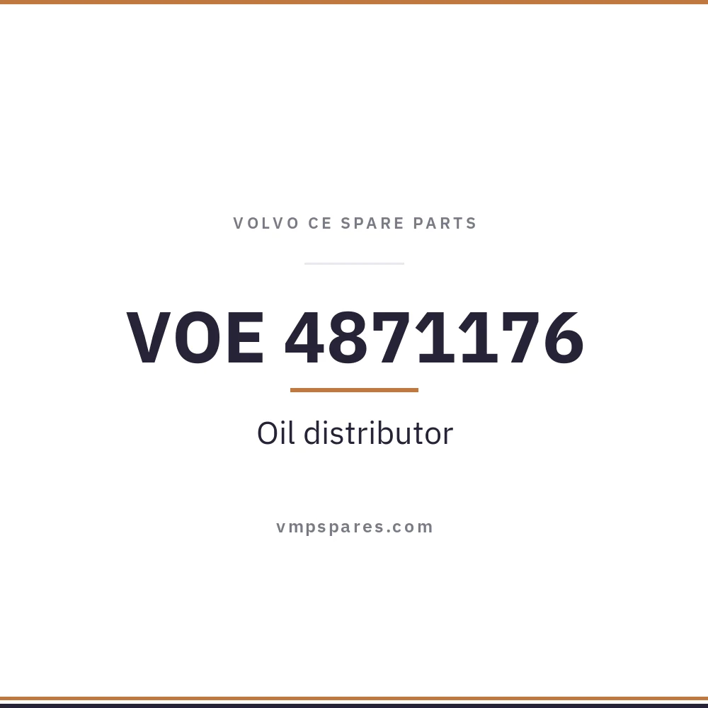 VOE 4871176 – Oil distributor
