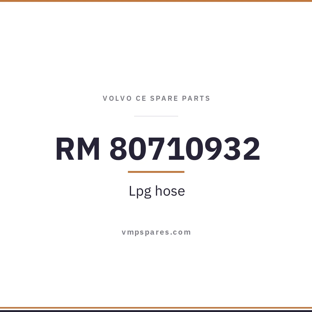 RM 80710932 – Lpg hose