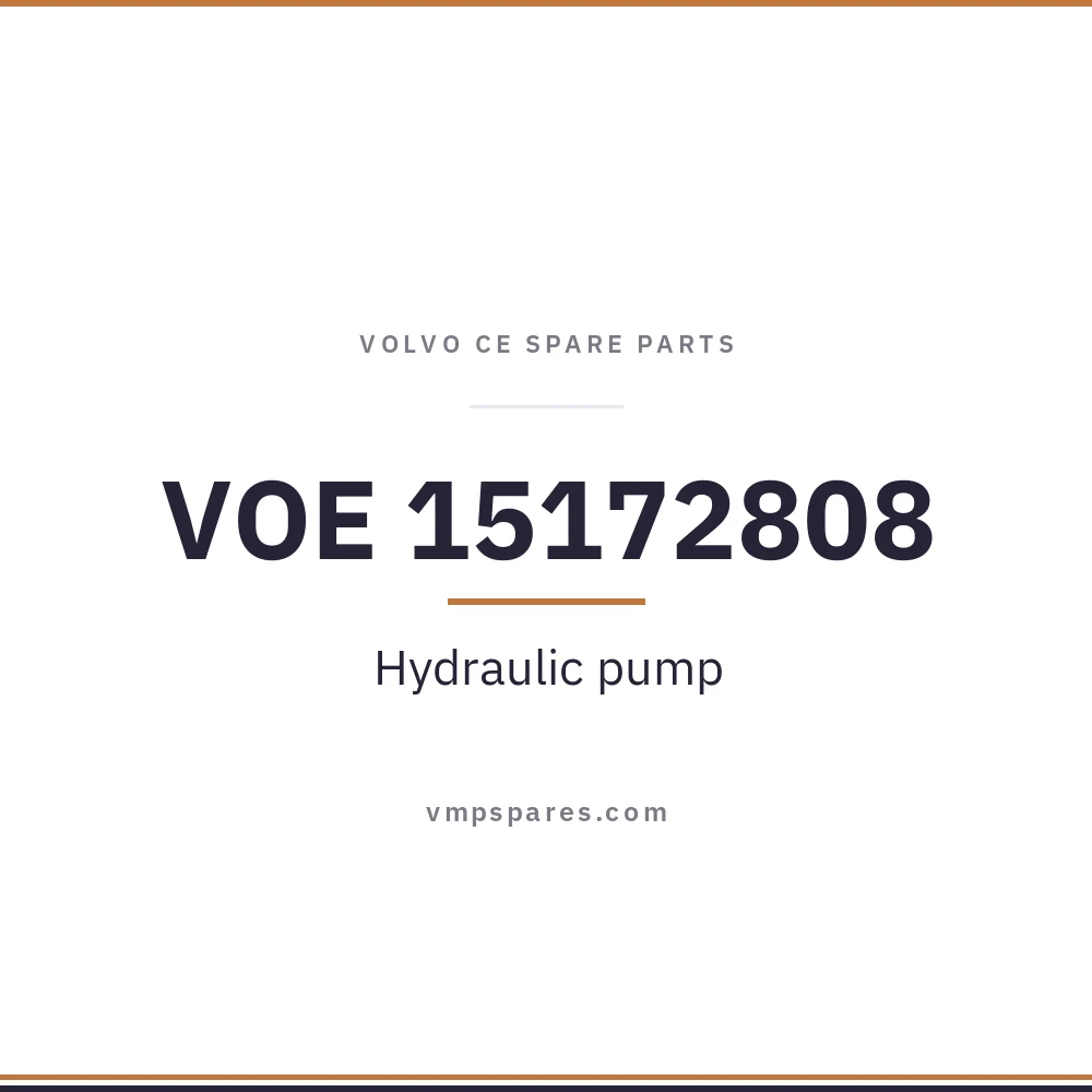 VOE 15172808 – Hydraulic pump