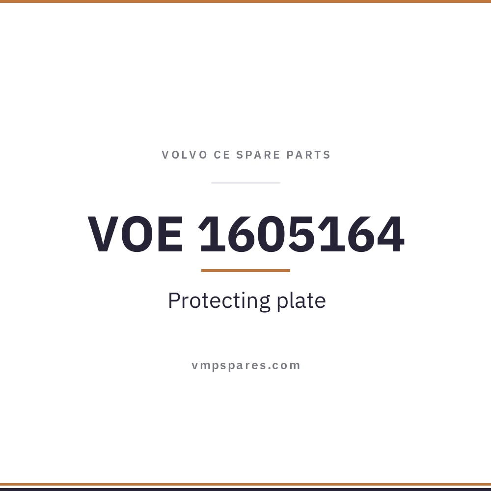 VOE 1605164 – Protecting plate