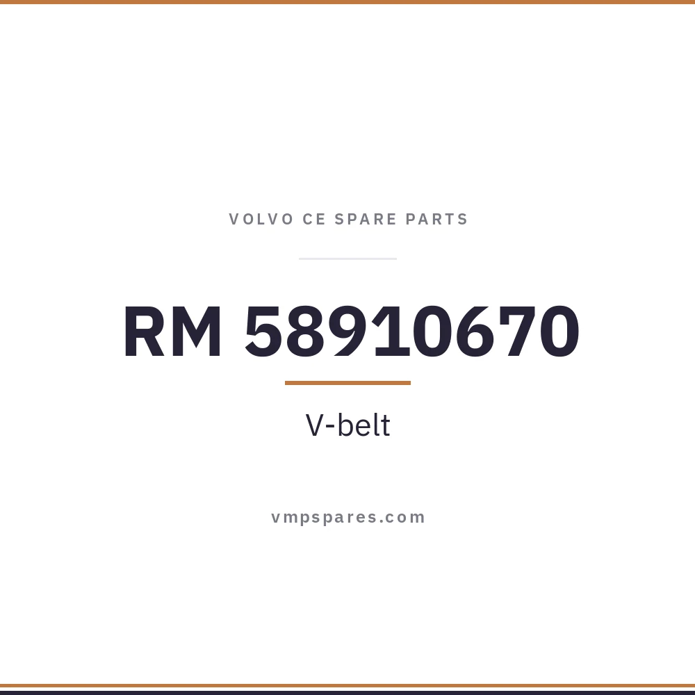 RM 58910670 – V-belt