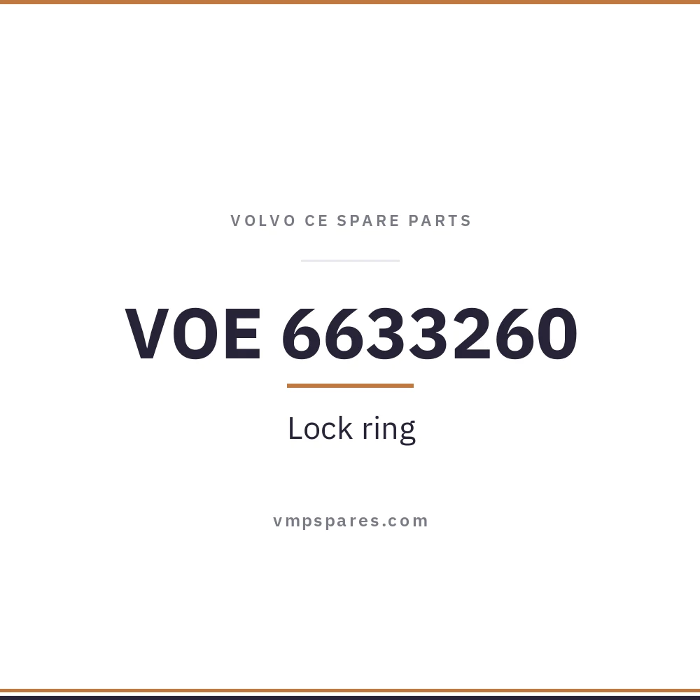VOE 6633260 – Lock ring