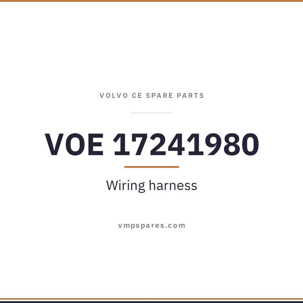 VOE 17241980 – Wiring harness