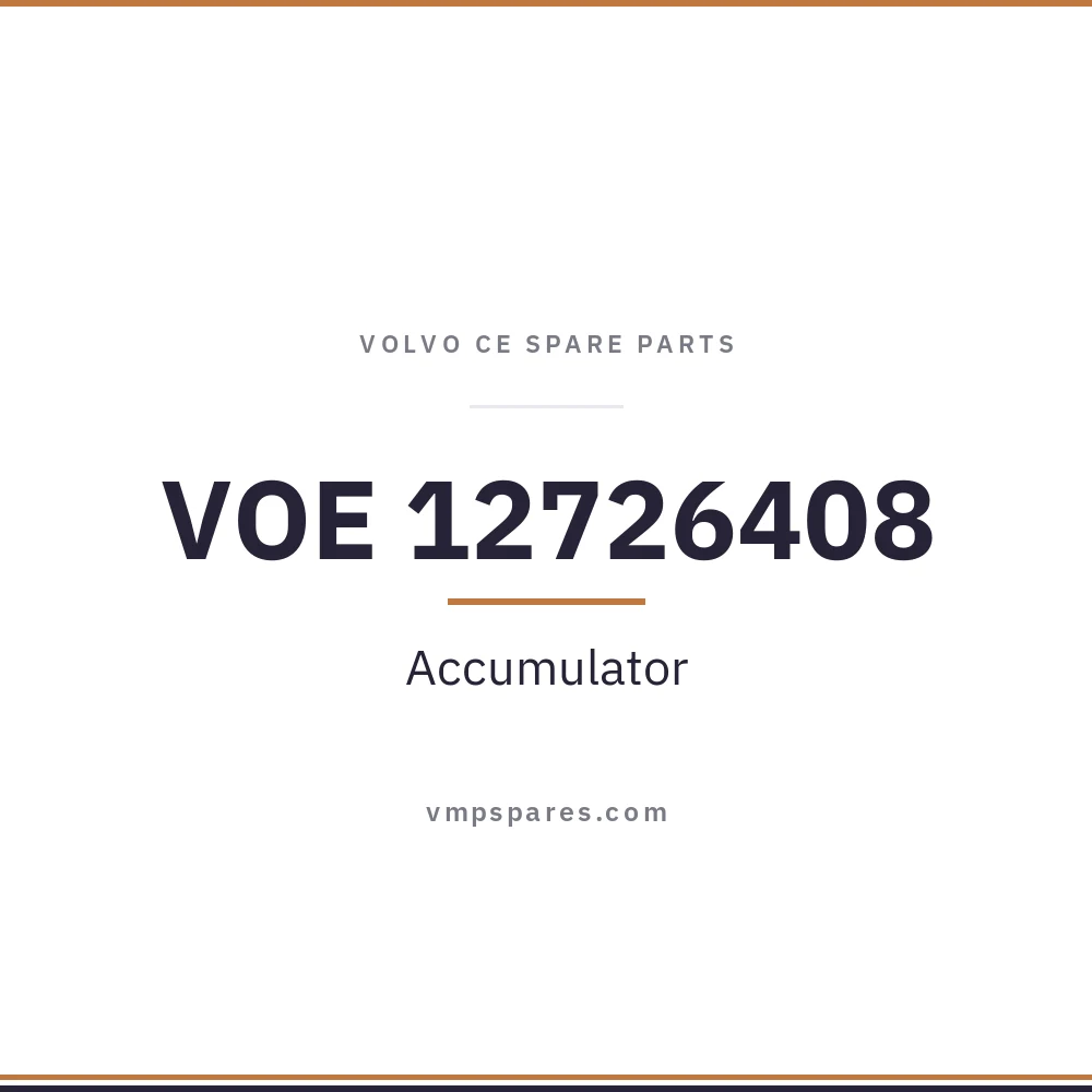 VOE 12726408 – Accumulator