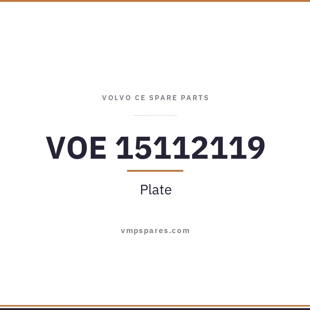 VOE 15112119 – Plate