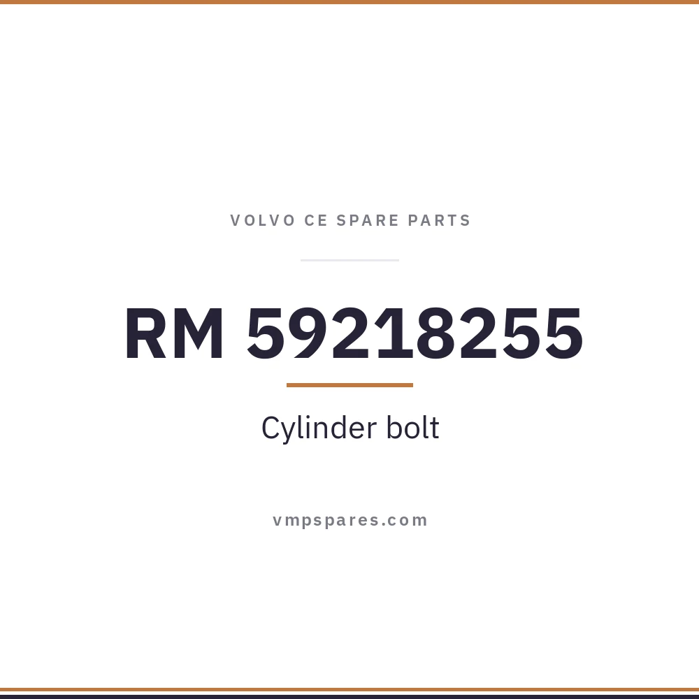 RM 59218255 – Cylinder bolt