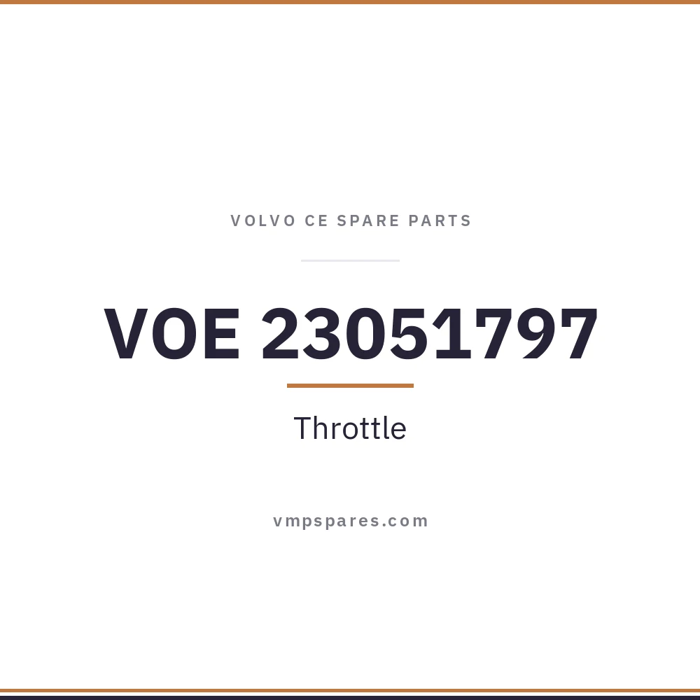 VOE 23051797 – Throttle
