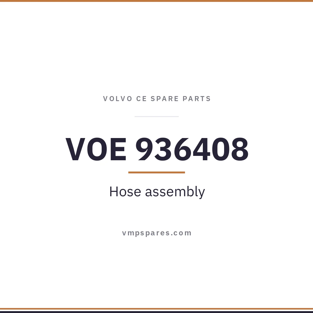 VOE 936408 – Hose assembly