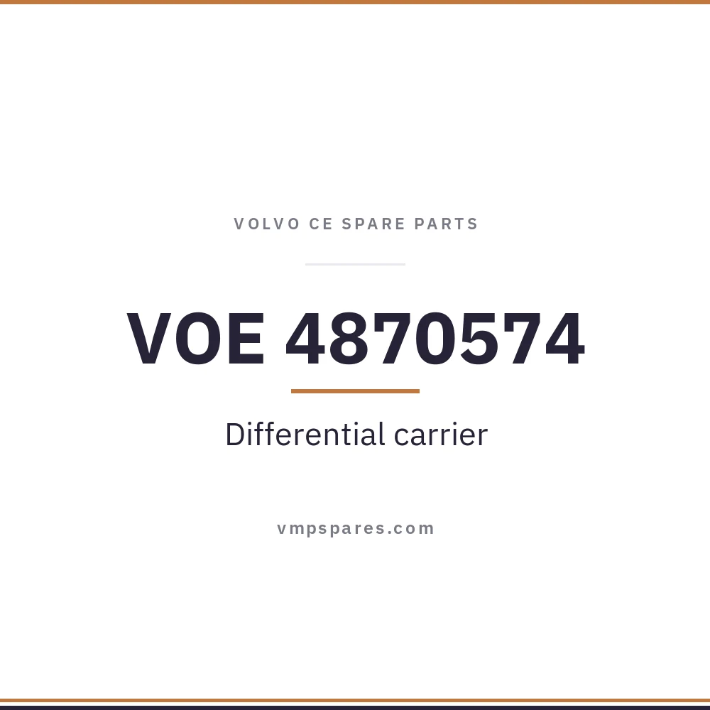 VOE 4870574 – Differential carrier