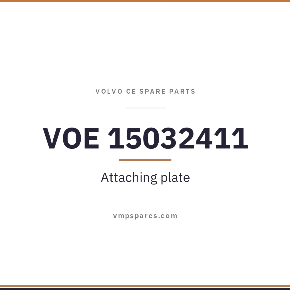 VOE 15032411 – Attaching plate