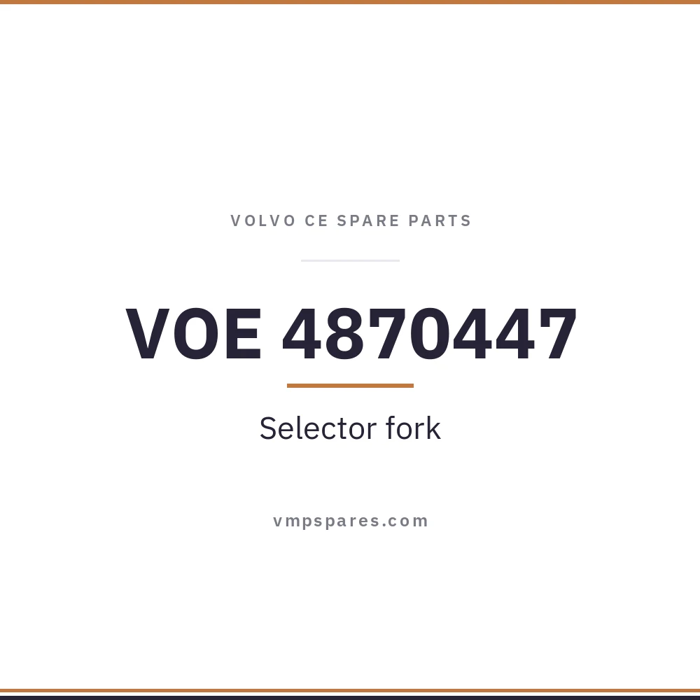 VOE 4870447 – Selector fork