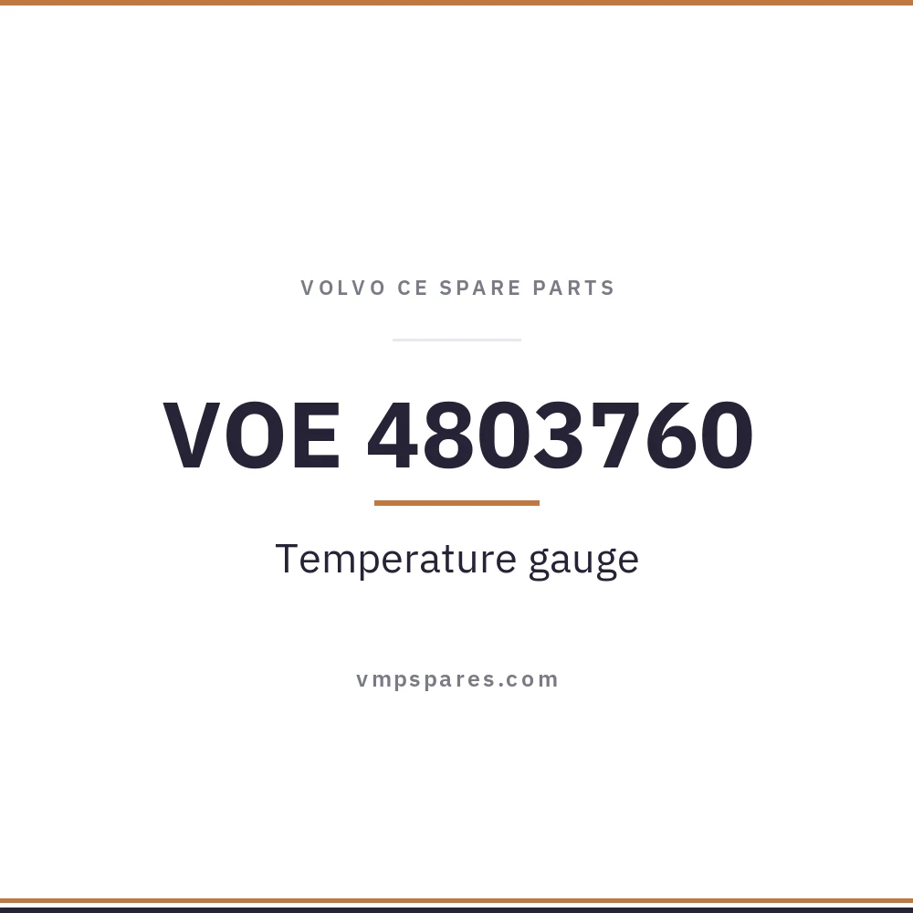 VOE 4803760 – Temperature gauge