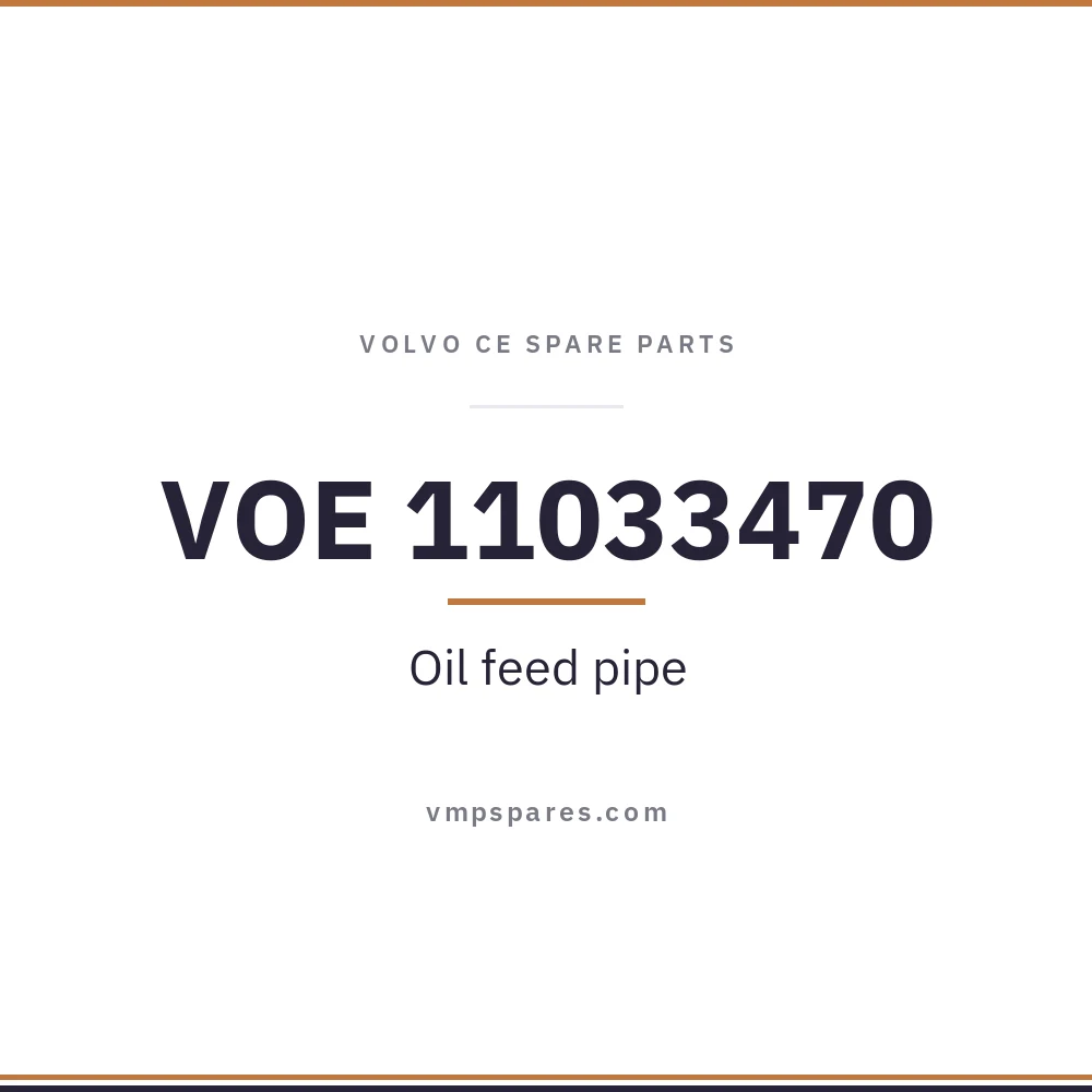 VOE 11033470 – Oil feed pipe