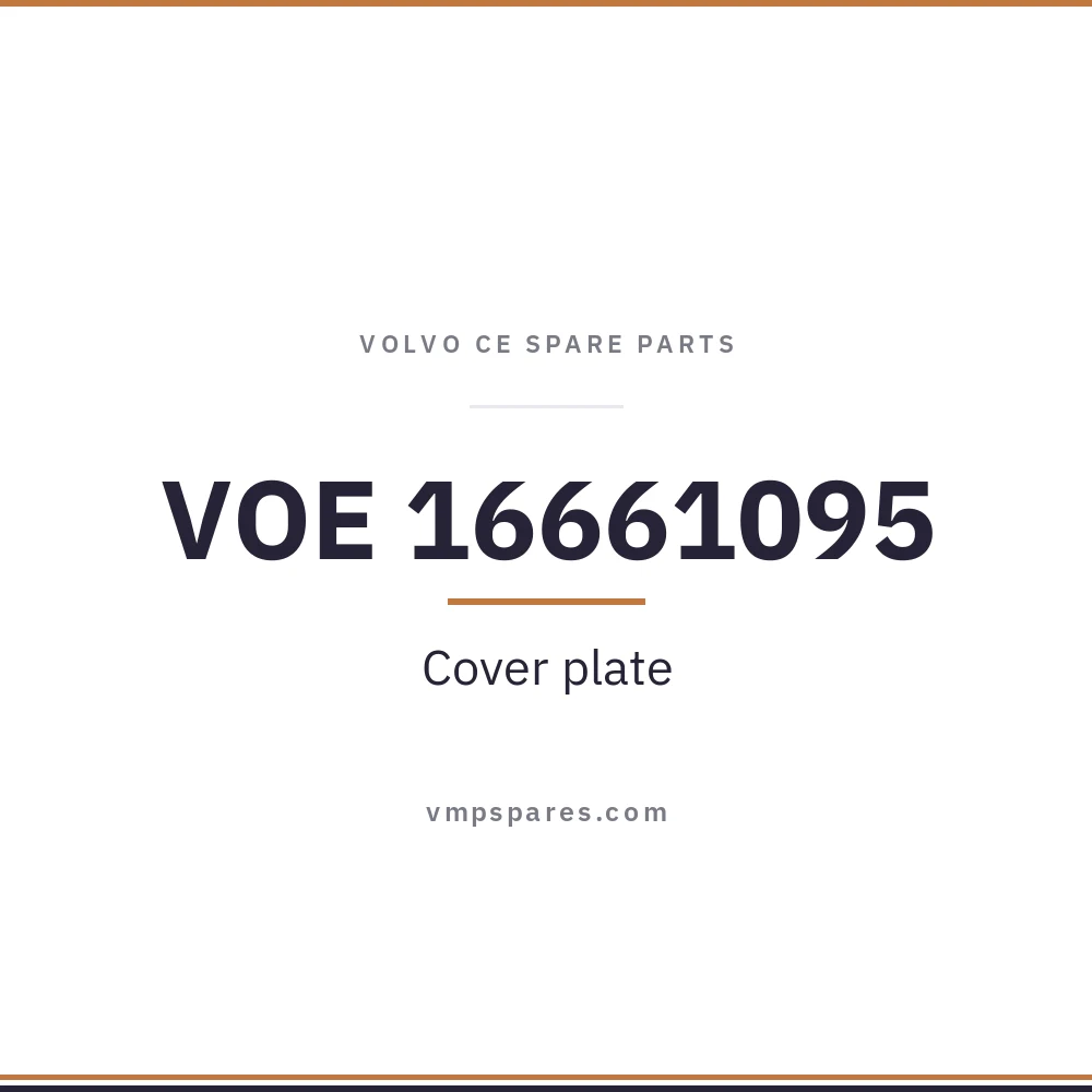 VOE 16661095 – Cover plate