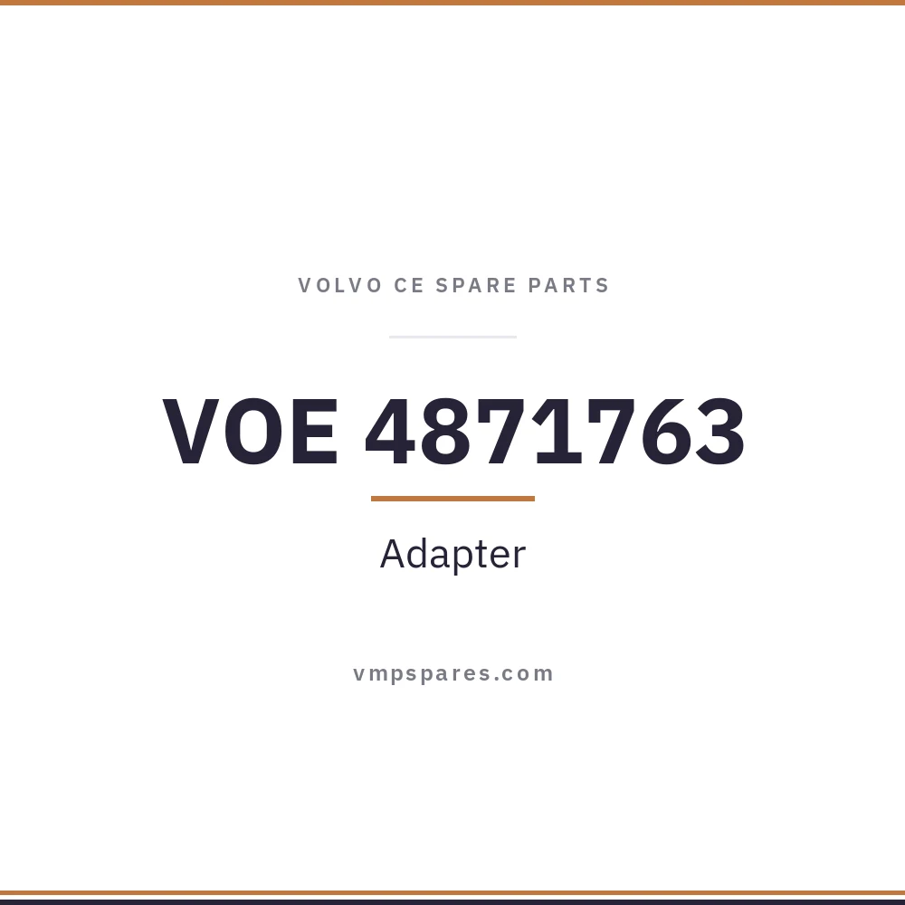 VOE 4871763 – Adapter