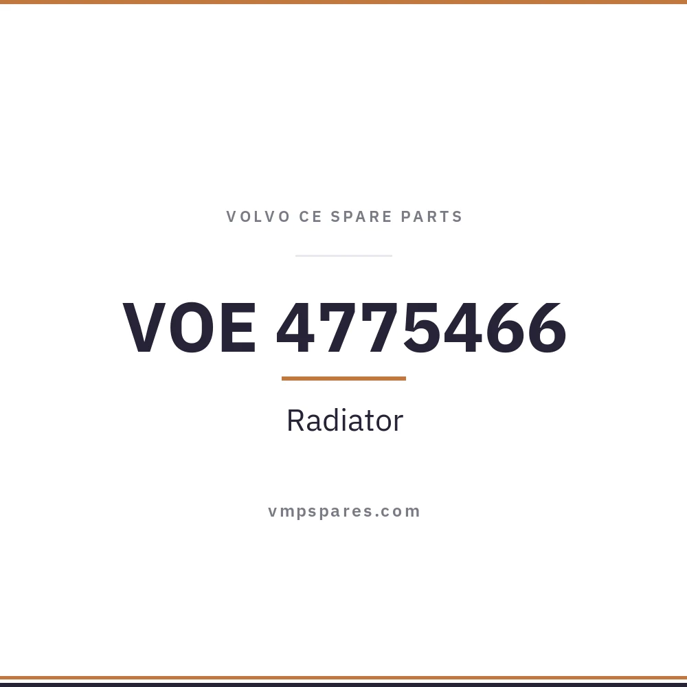 VOE 4775466 – Radiator