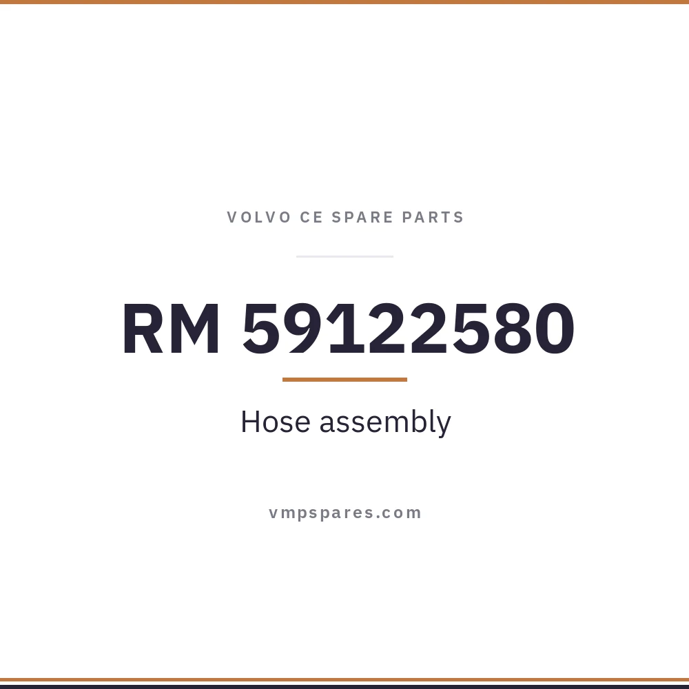 RM 59122580 – Hose assembly