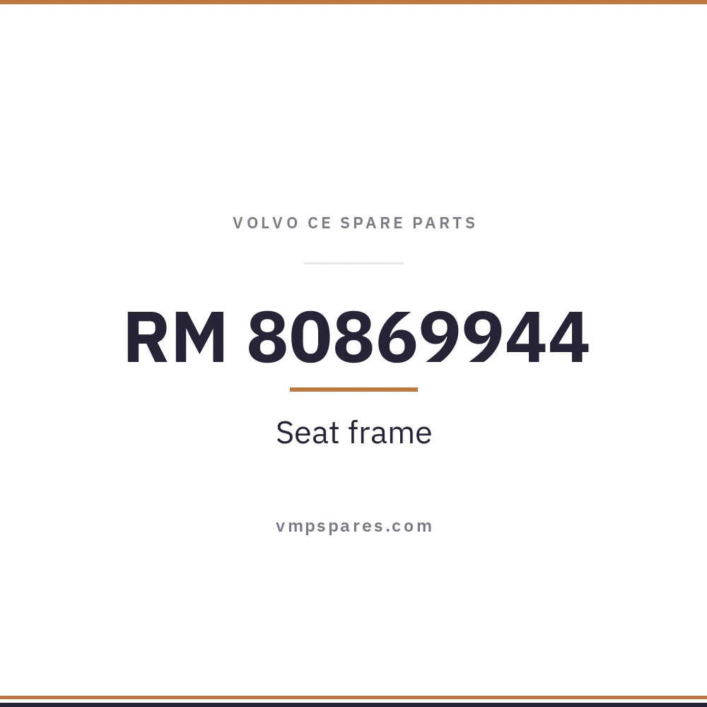 RM 80869944 – Seat frame