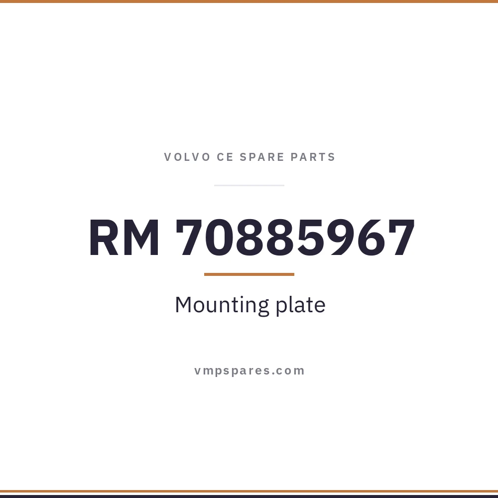 RM 70885967 – Mounting plate