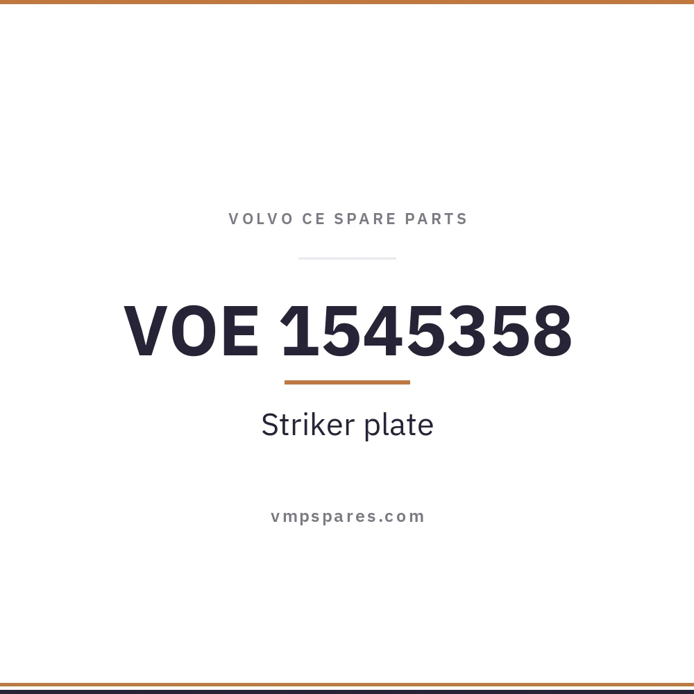 VOE 1545358 – Striker plate