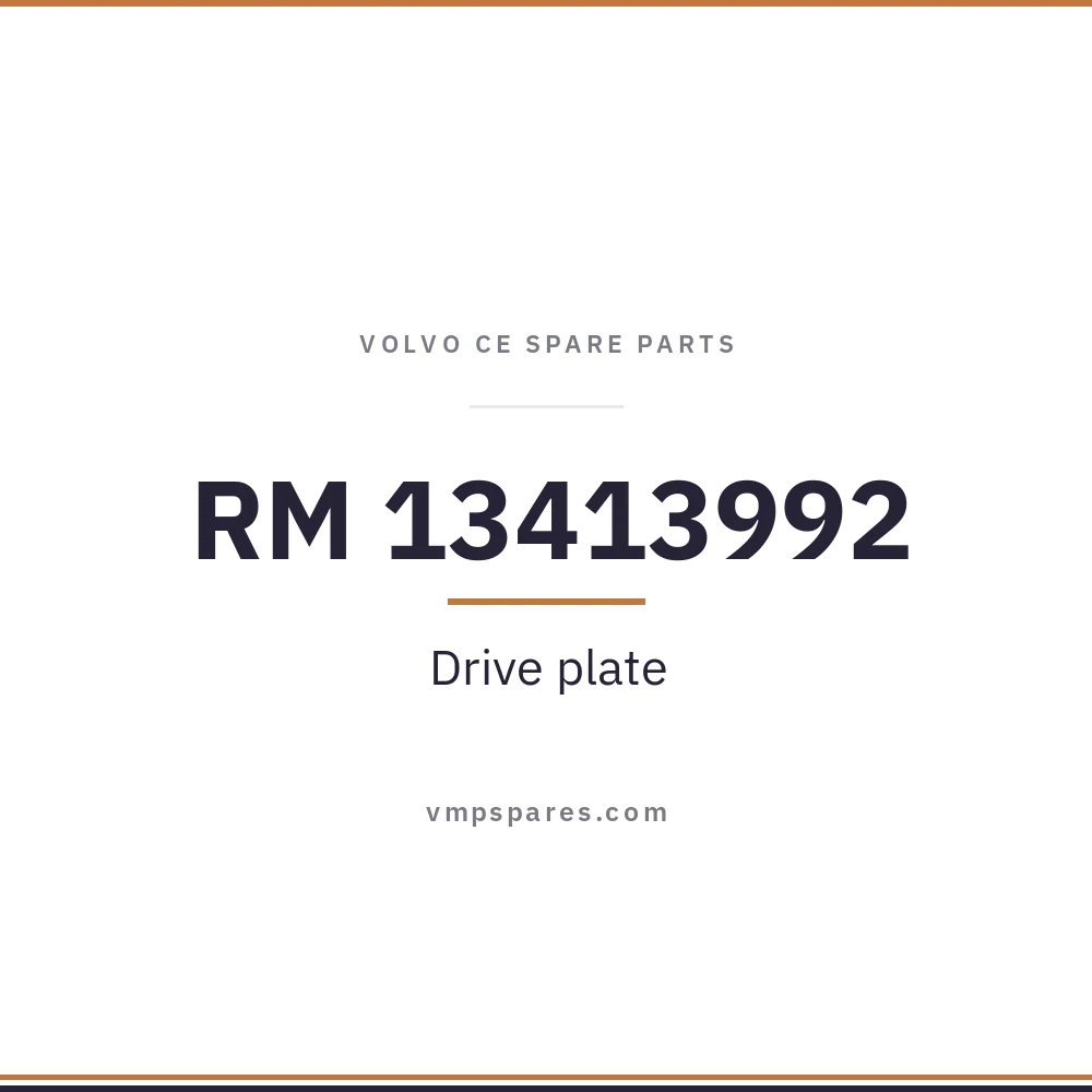 RM 13413992 – Drive plate