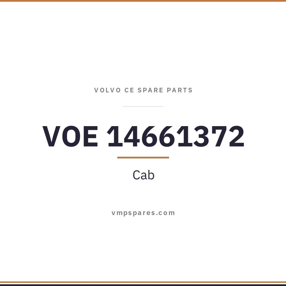 VOE 14661372 – Cab