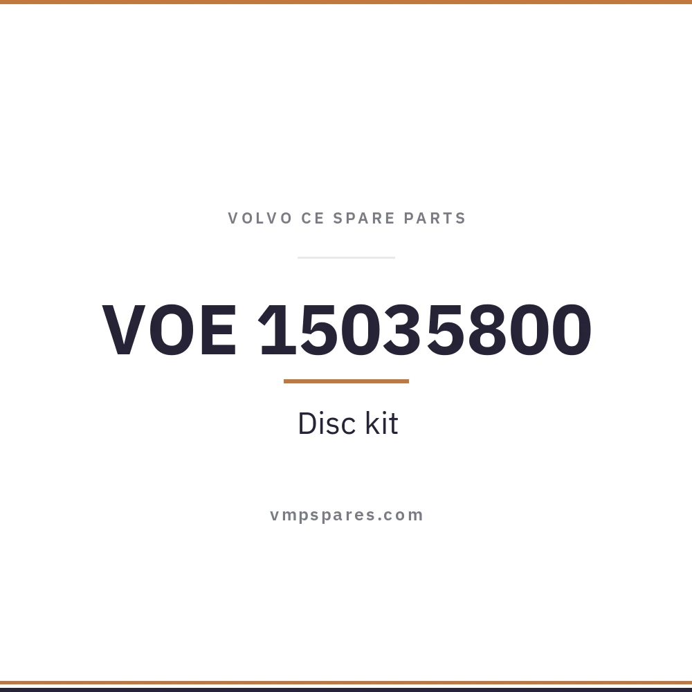 VOE 15035800 – Disc kit