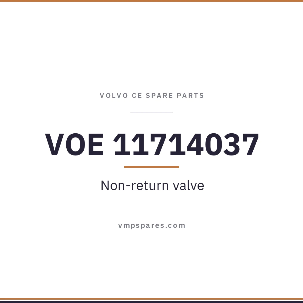 VOE 11714037 – Non-return valve