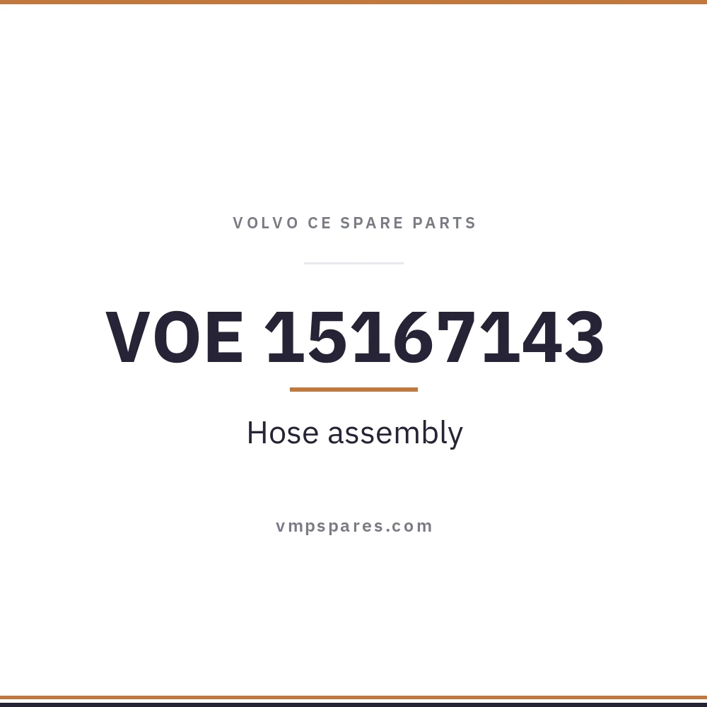 VOE 15167143 – Hose assembly