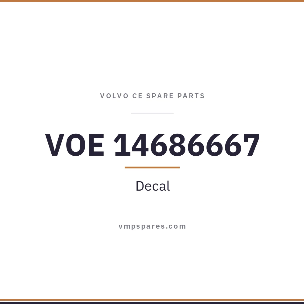 VOE 14686667 – Decal