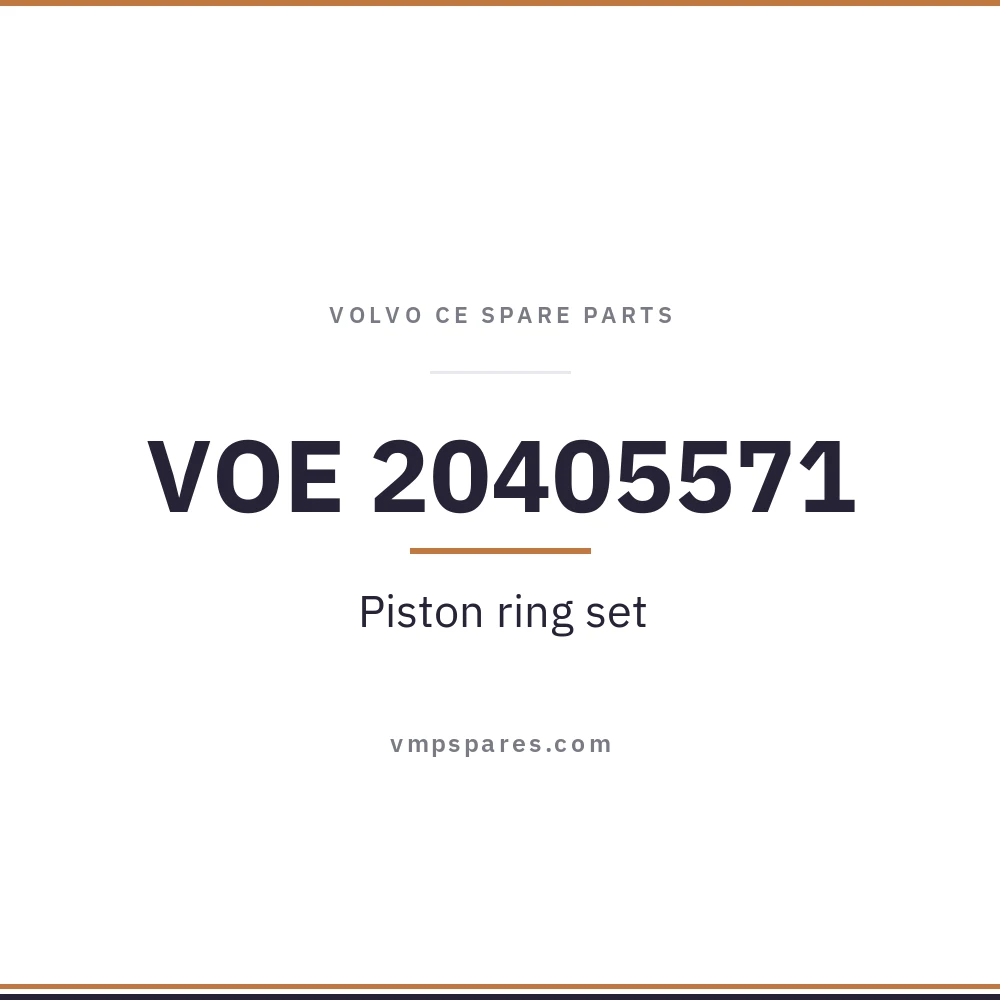 VOE 20405571 – Piston ring set