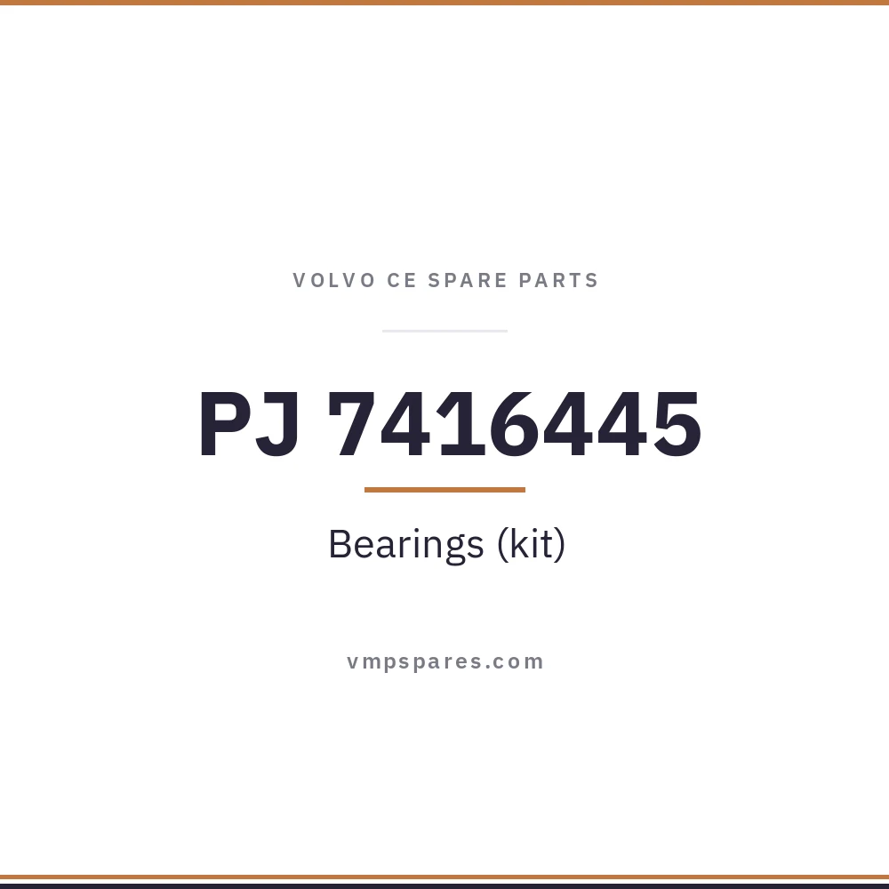PJ 7416445 – Bearings (kit)