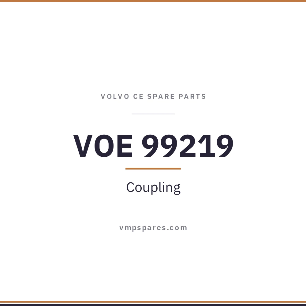 VOE 99219 – Coupling