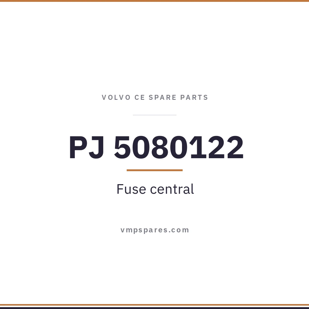 PJ 5080122 – Fuse central