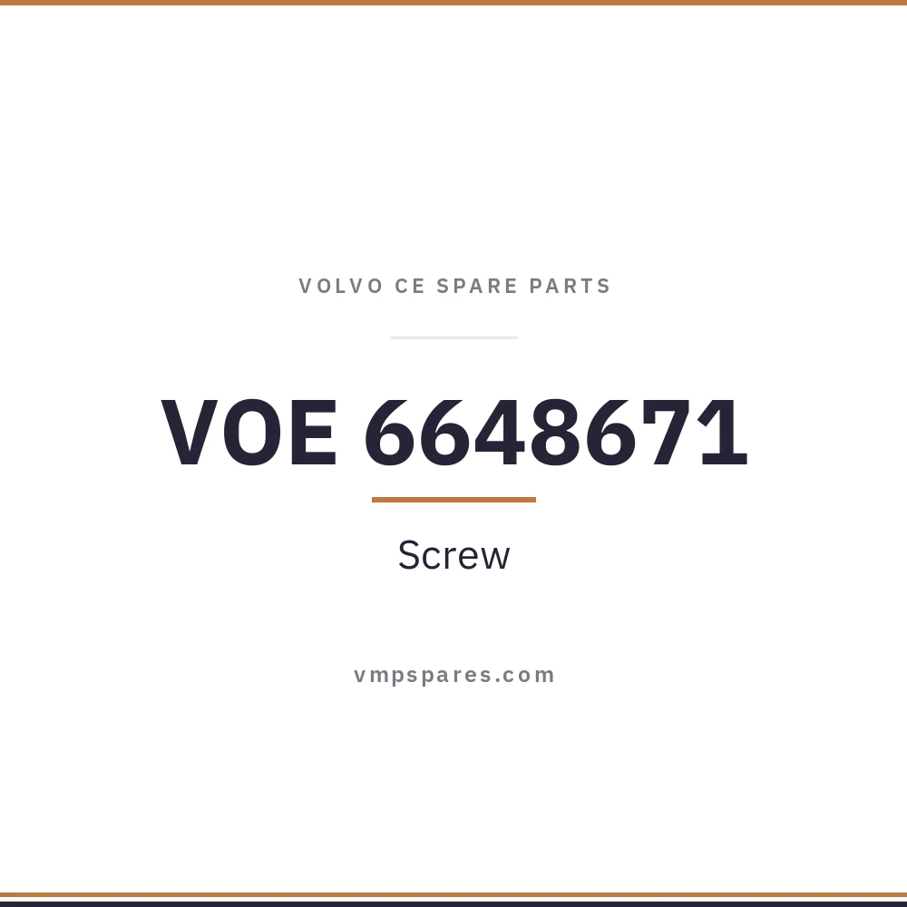 VOE 6648671 – Screw