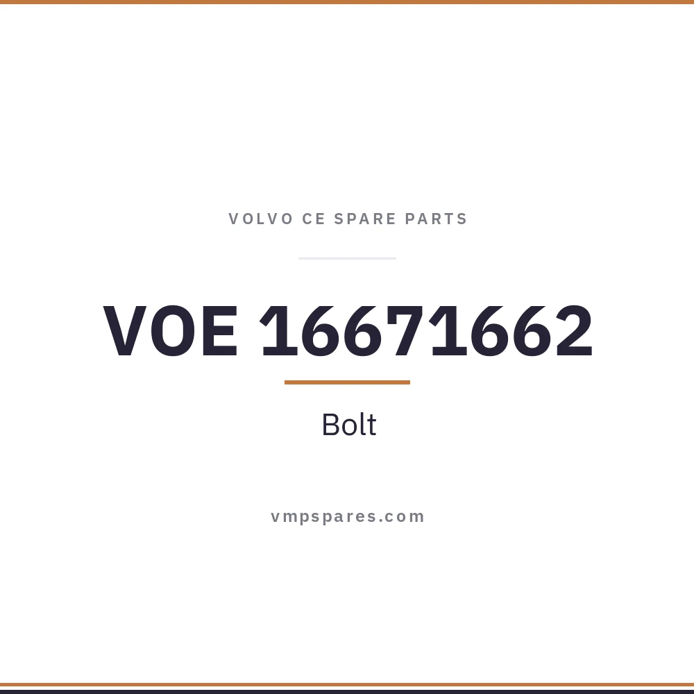 VOE 16671662 – Bolt