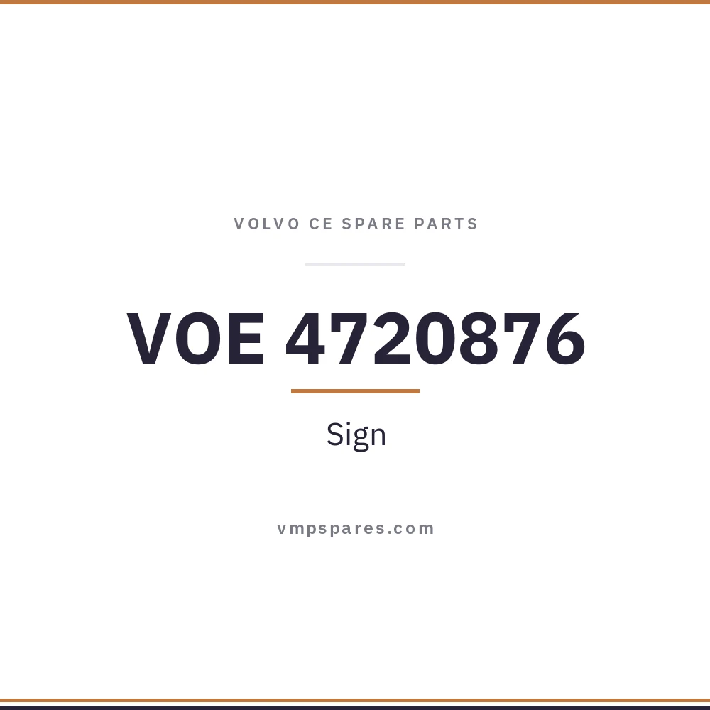 VOE 4720876 – Sign