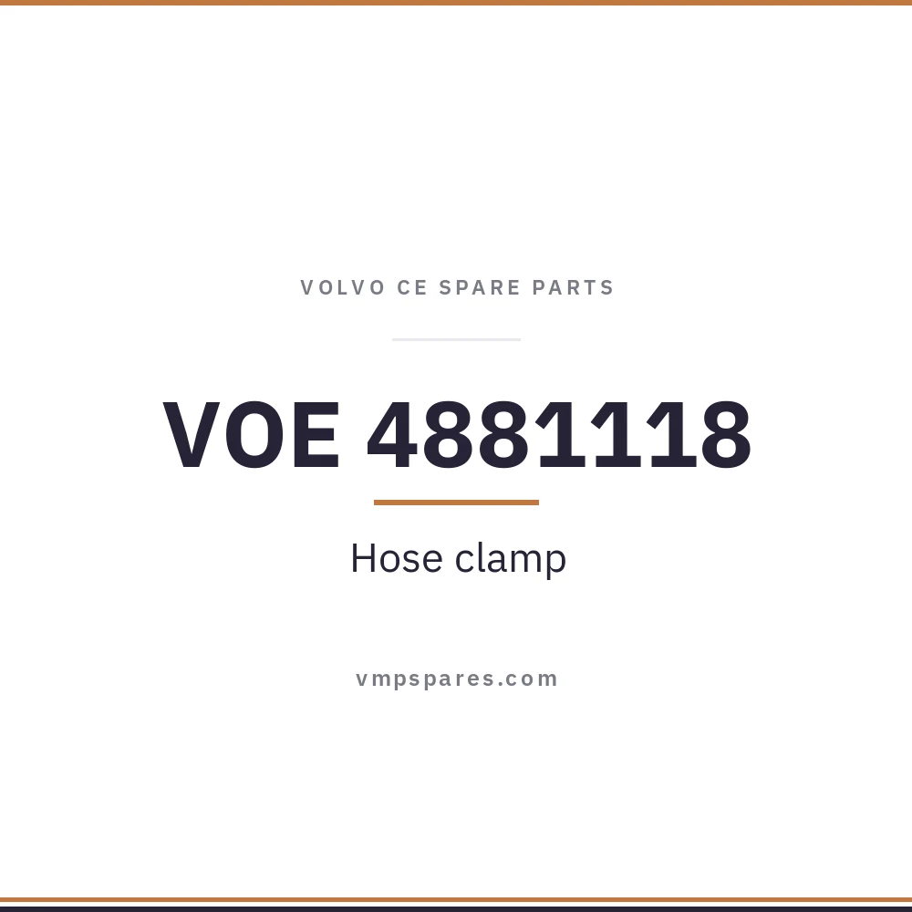 VOE 4881118 – Hose clamp