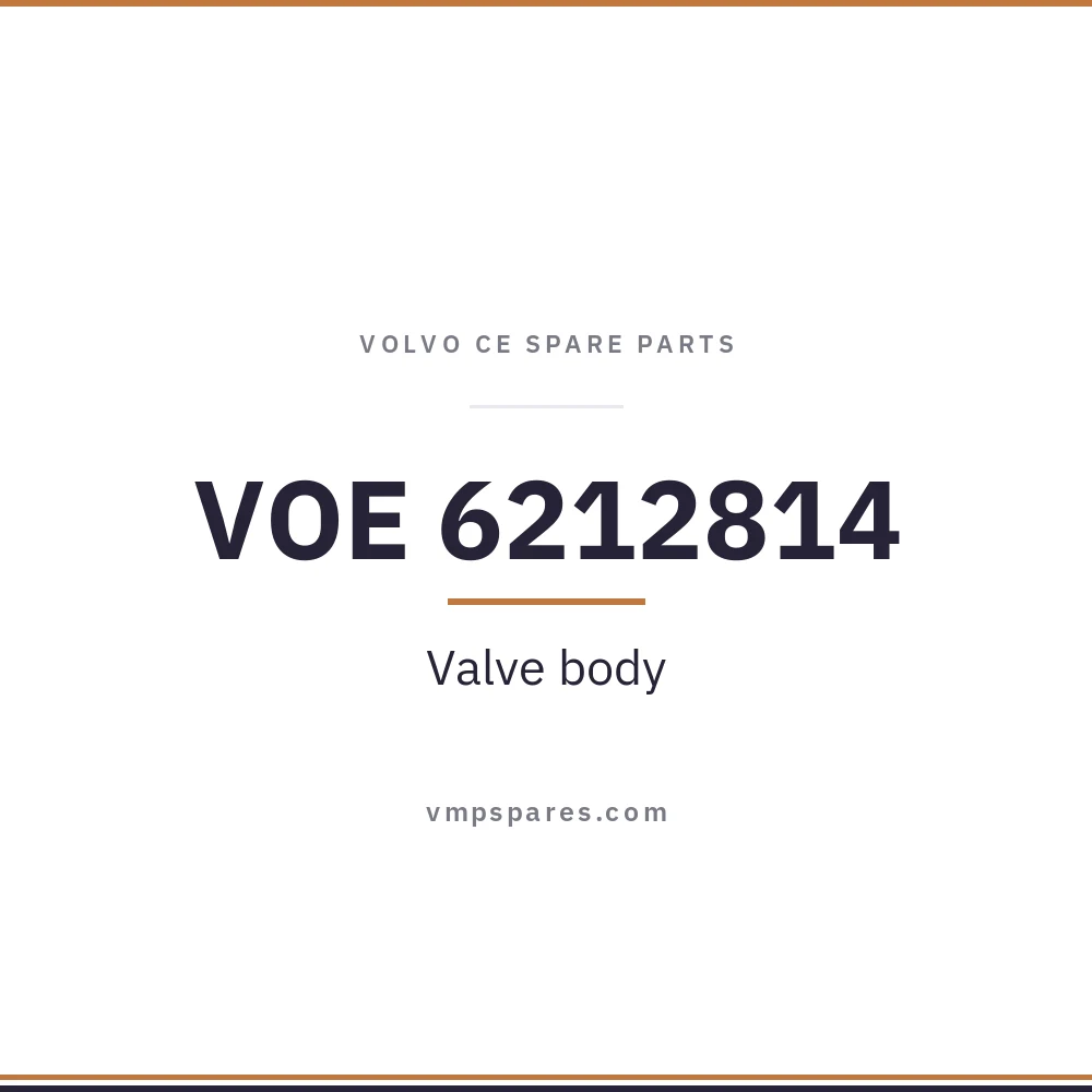 VOE 6212814 – Valve body
