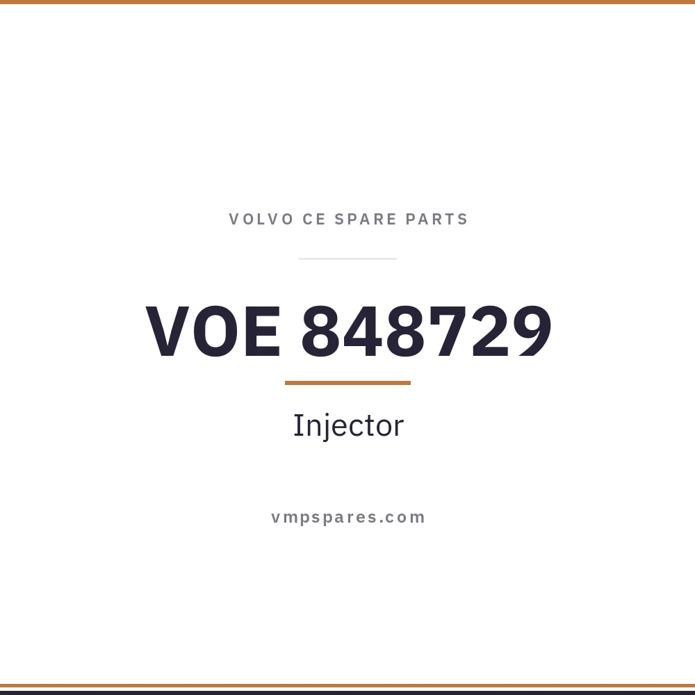 VOE 848729 – Injector