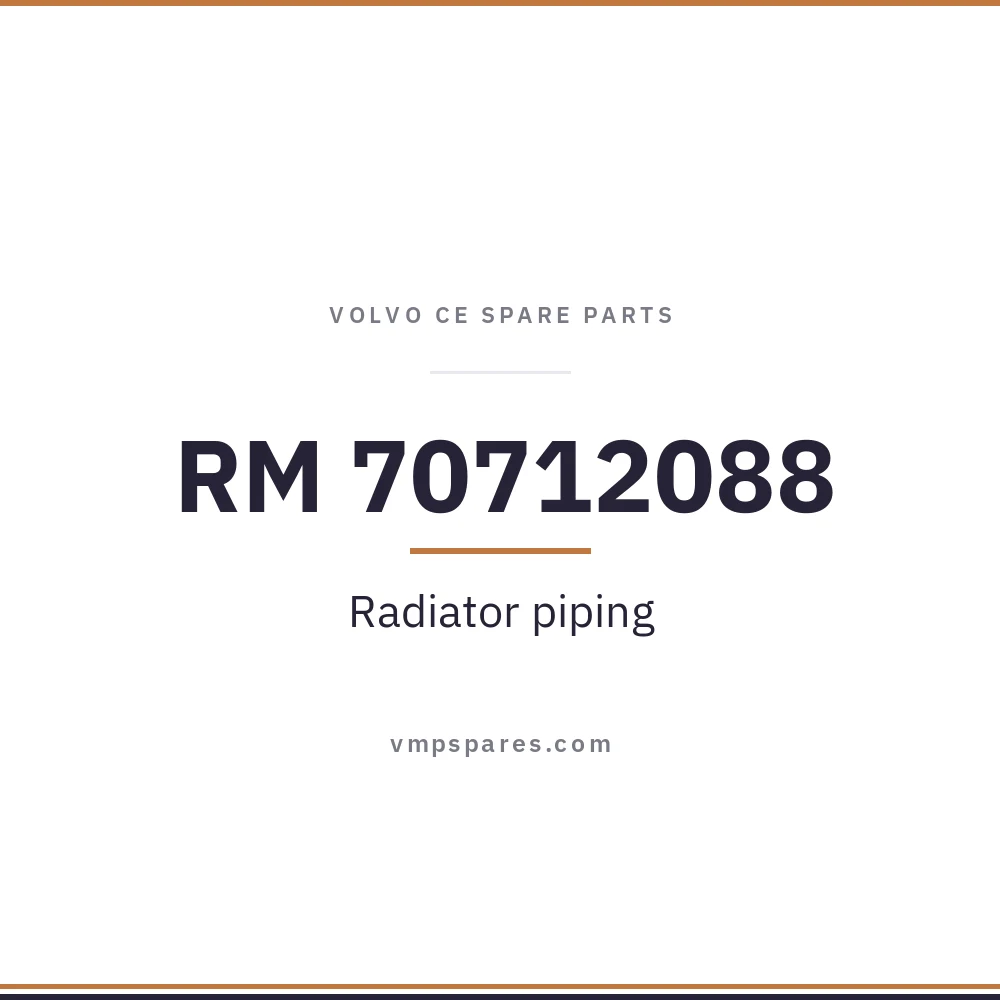 RM 70712088 – Radiator piping