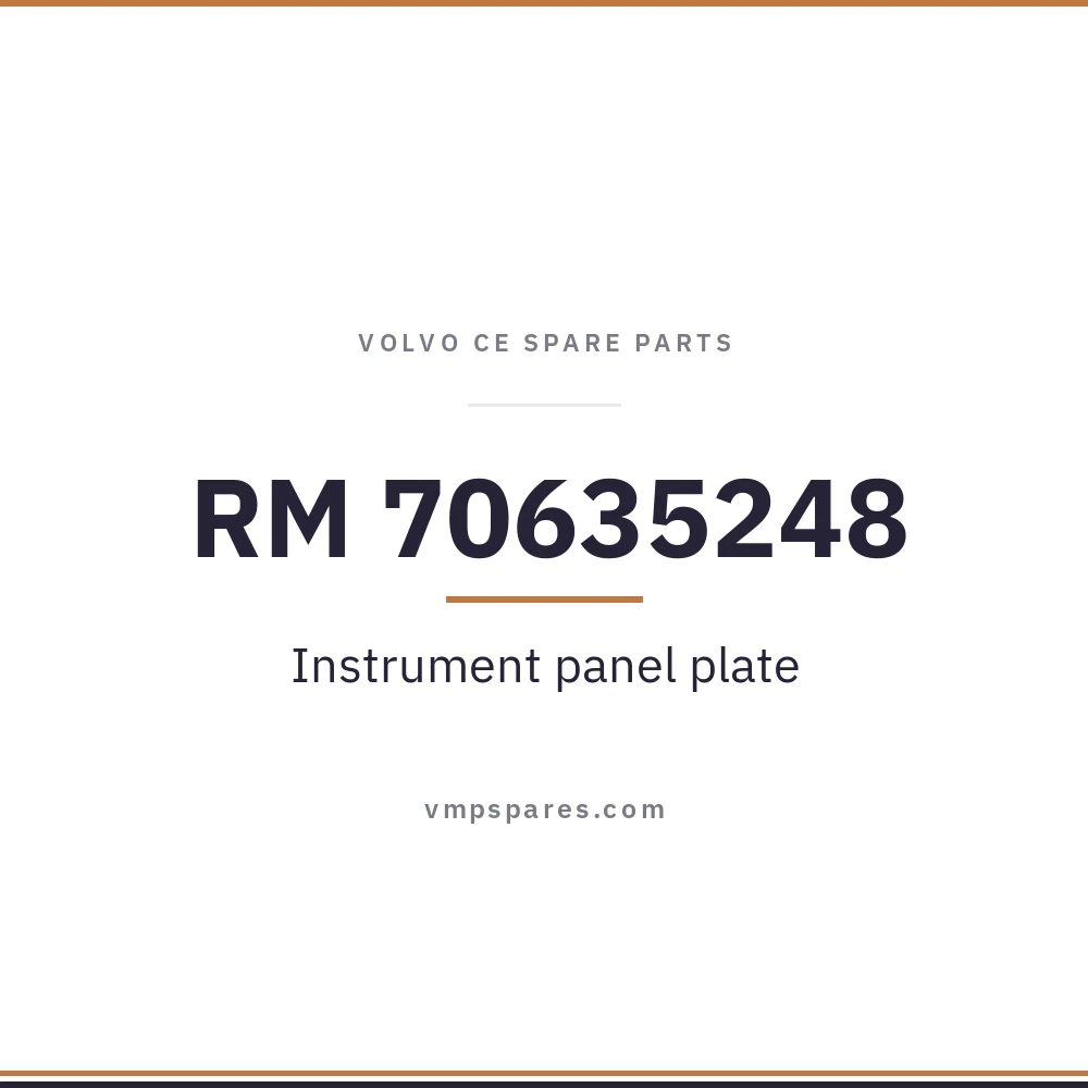RM 70635248 – Instrument panel plate