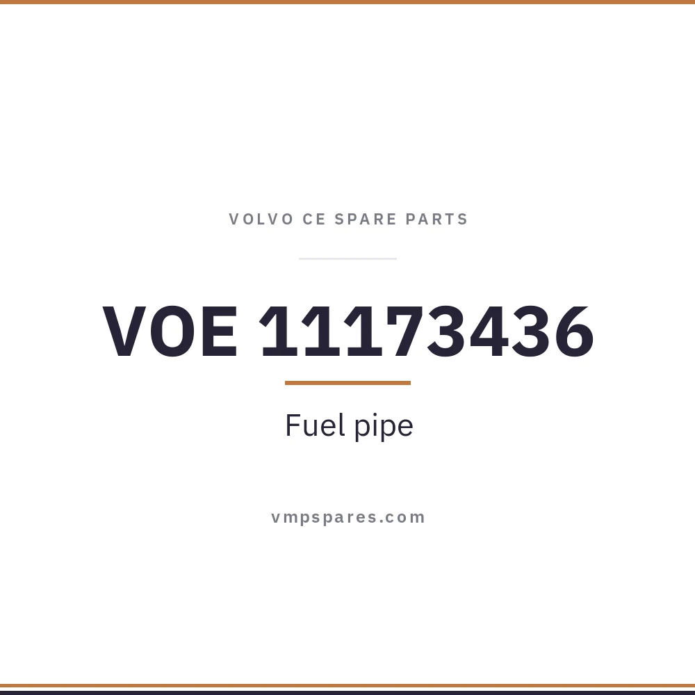 VOE 11173436 – Fuel pipe