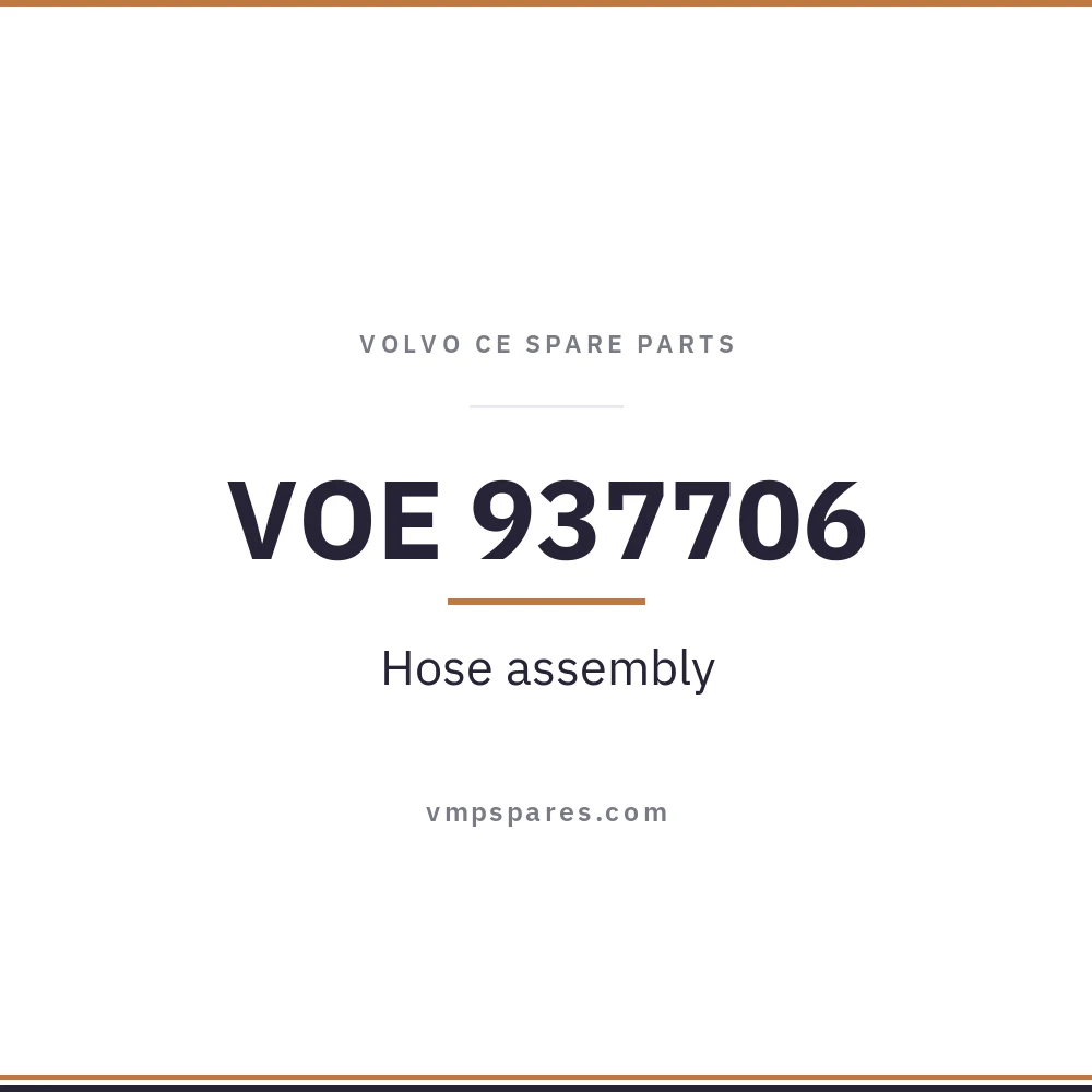 VOE 937706 – Hose assembly