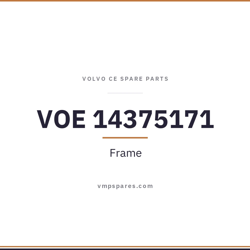 VOE 14375171 – Frame