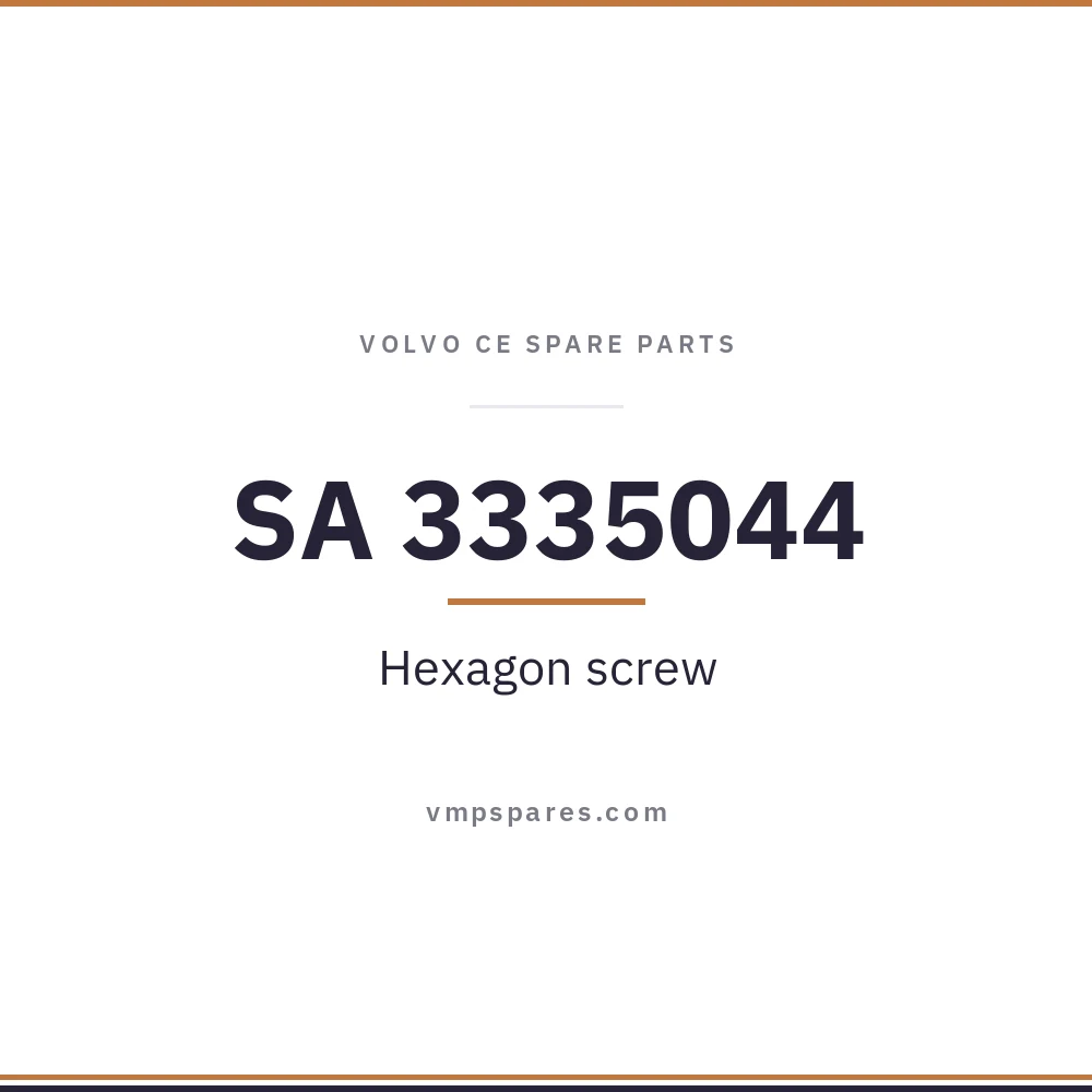 SA 3335044 – Hexagon screw