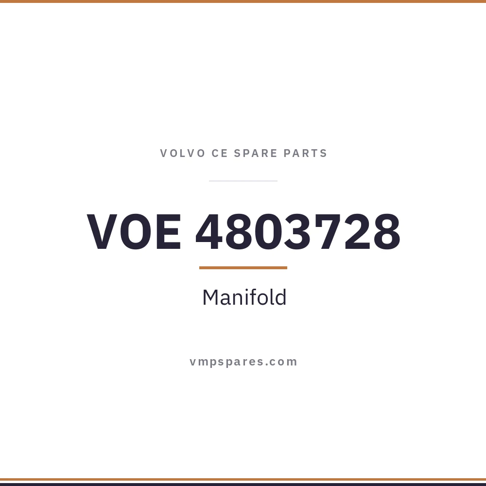VOE 4803728 – Manifold