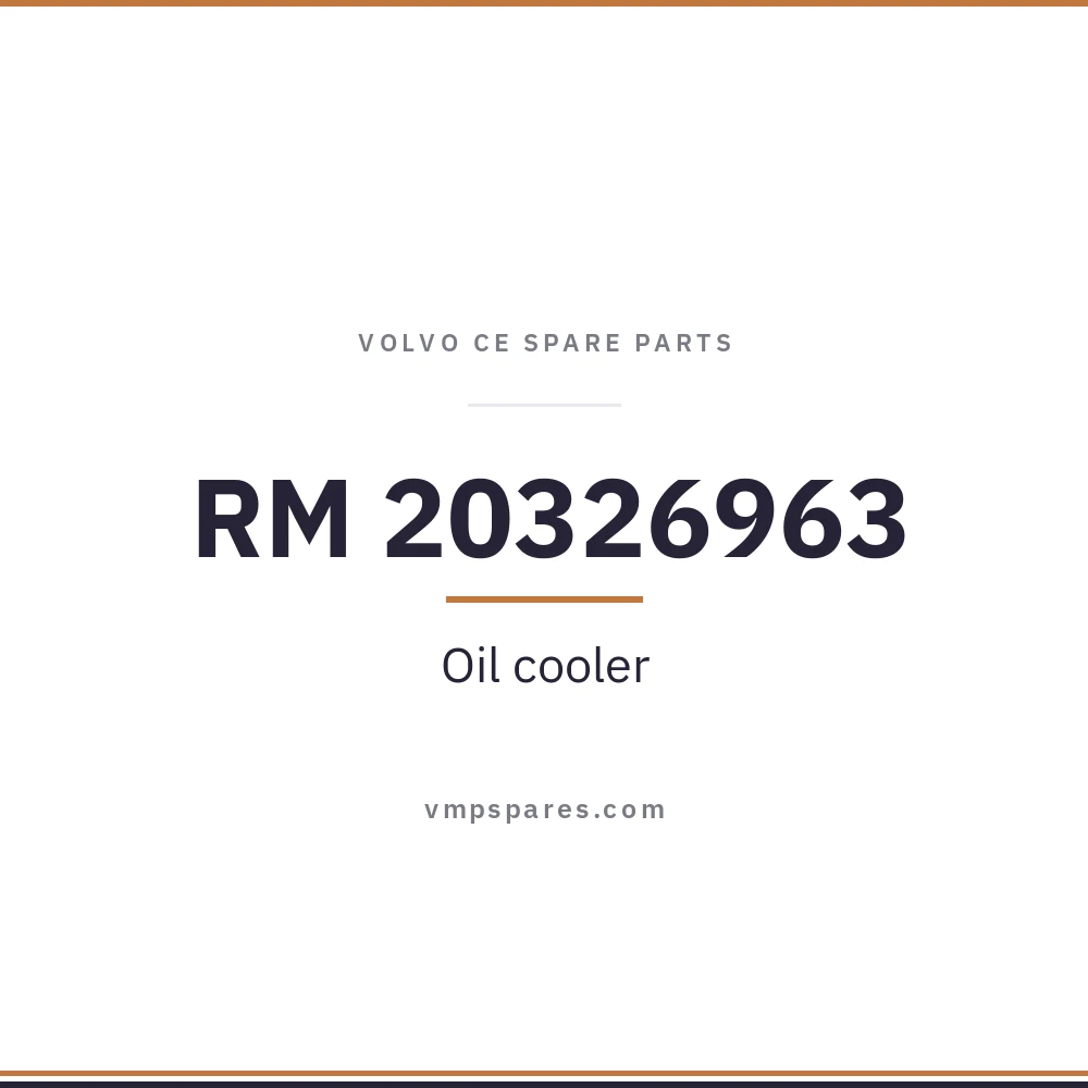 RM 20326963 – Oil cooler